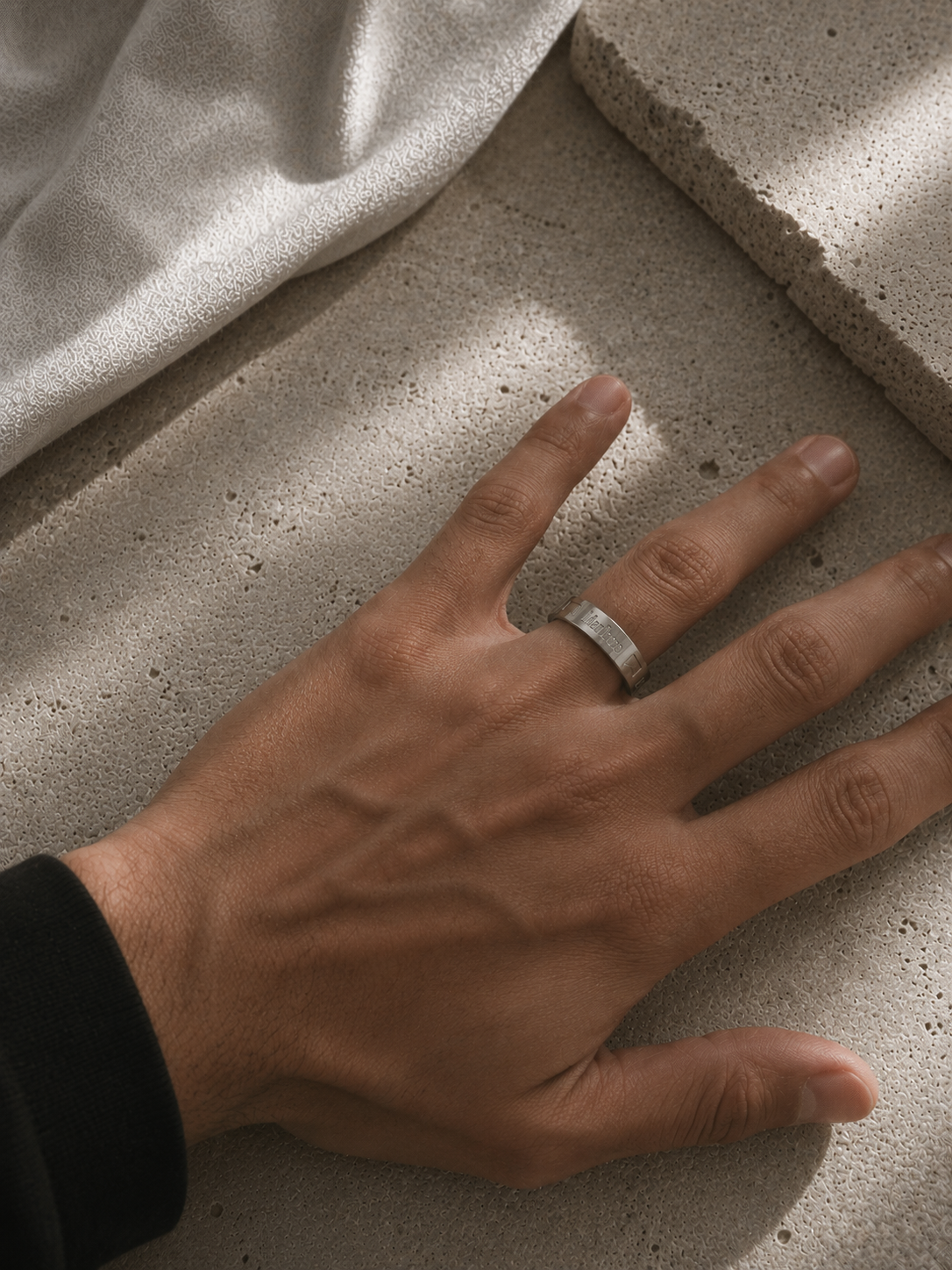 Y2K Marlboro Engraved Ring Stainless Steel