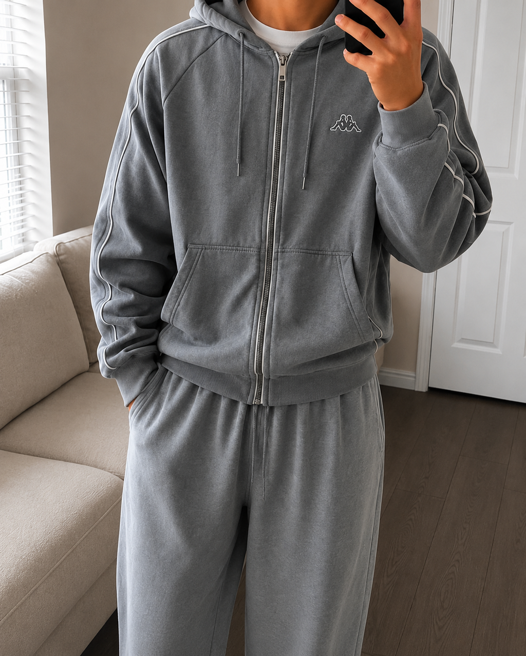 Vintage Y2K Kappa Full Zip Hoodie