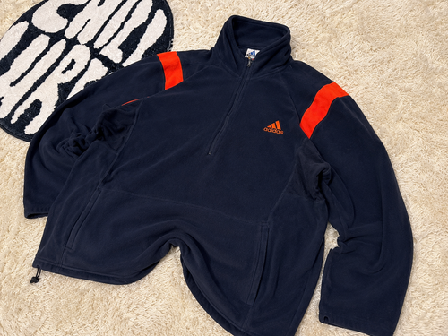 Adidas Quarter Zip Fleece Top