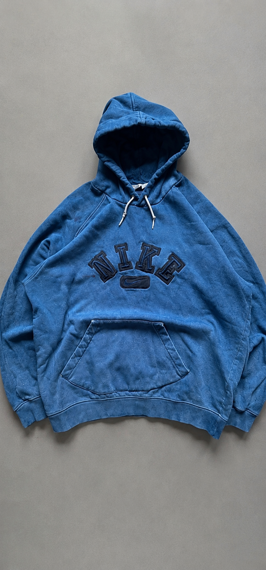 Vintage Nike Y2K Pullover Hoodie Blue