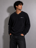 Reebok V-neck fleece sweatshirt